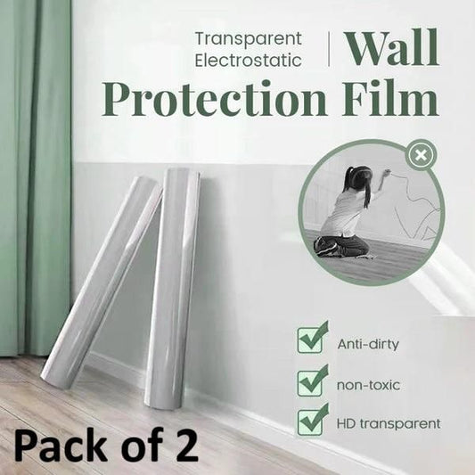 Self- Adhesive Transparent Electrostatic Wall Protection Film Buy 1 Get 1 Free - undergroundbay