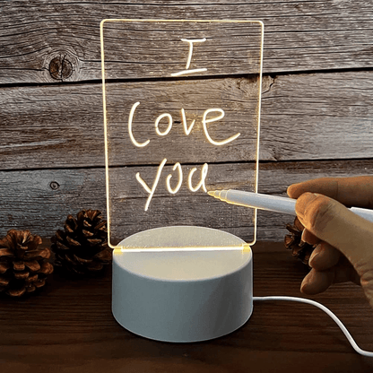 DIY LED Message Board – Rewritable Acrylic Night Light! - undergroundbay